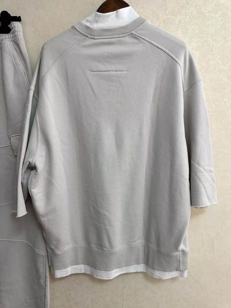 Givenchy Beige Short Sleeve Layered Top