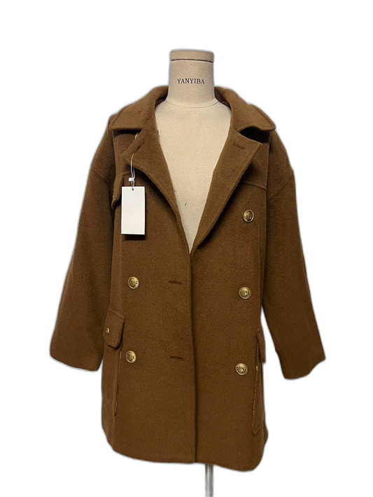 Vintage Dior Wool Blend Double-breasted Coat