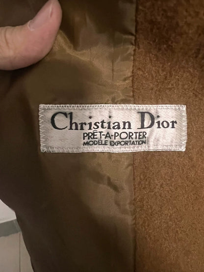 Vintage Dior Wool Blend Double-breasted Coat