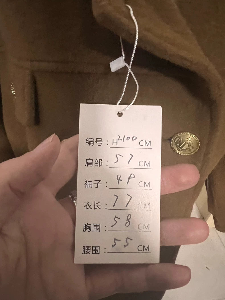 Vintage Dior Wool Blend Double-breasted Coat