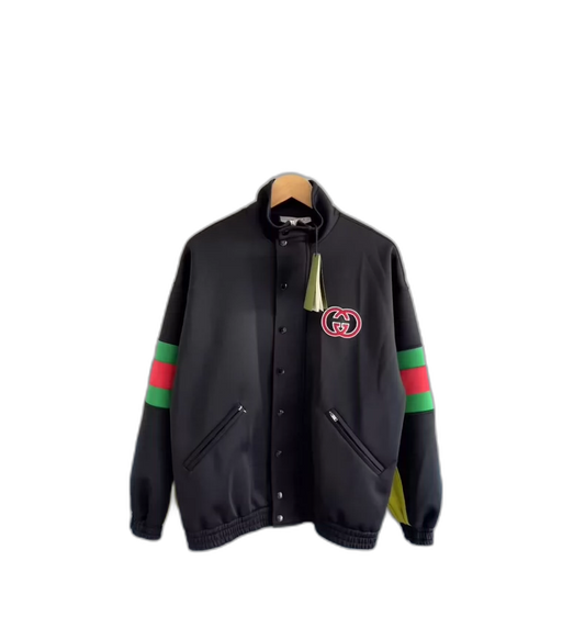 Gucci Red Green Stripe Jacket XS