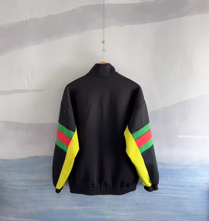 Gucci Red Green Stripe Jacket XS