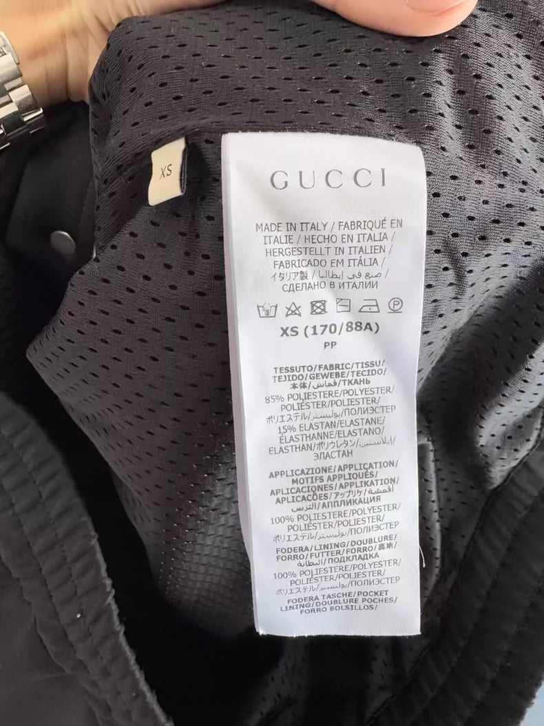 Gucci Red Green Stripe Jacket XS