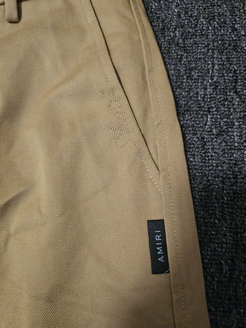 Amiri Beige Wide-Leg Casual Pants-yf