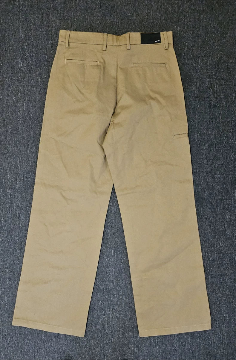 Amiri Beige Wide-Leg Casual Pants-yf