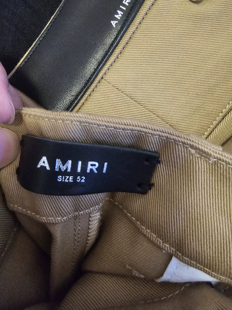 Amiri Beige Wide-Leg Casual Pants-yf