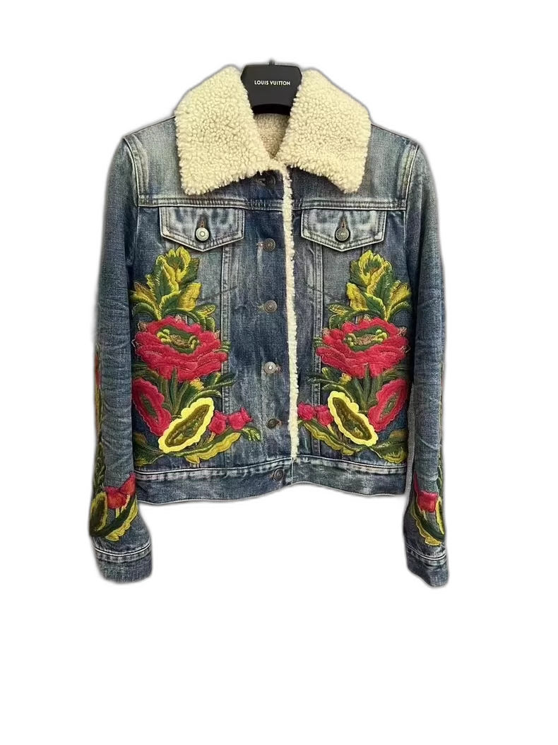 Gucci Embroidered Denim Jacket