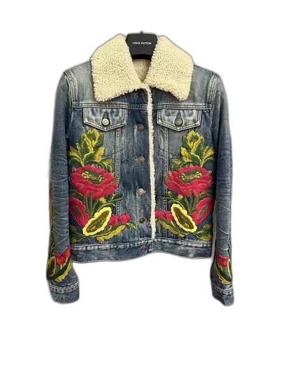 Gucci Embroidered Denim Jacket
