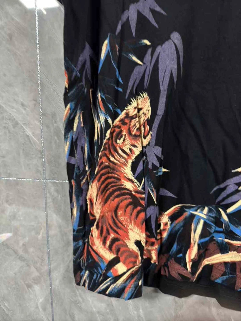 Saint Laurent Tiger Eagle Short Sleeve T-Shirt