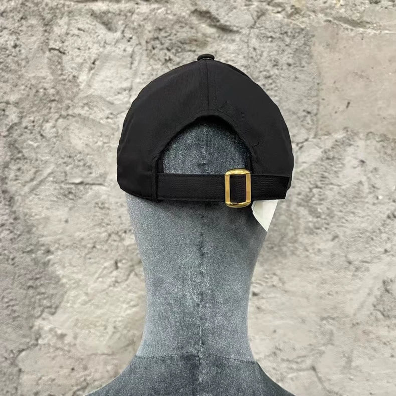 Celine Black Cap with White Logo