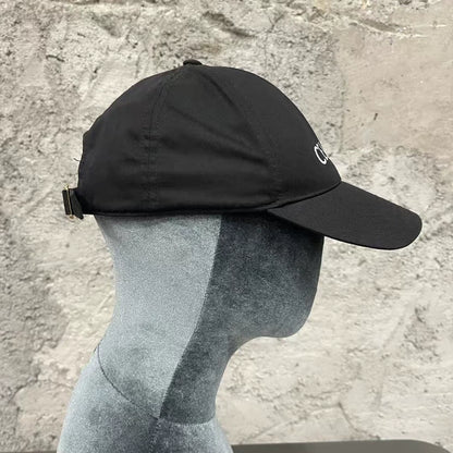 Celine Black Cap with White Logo