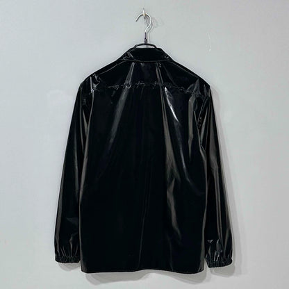 Black Glossy Shirt by Saint Laurent Paris