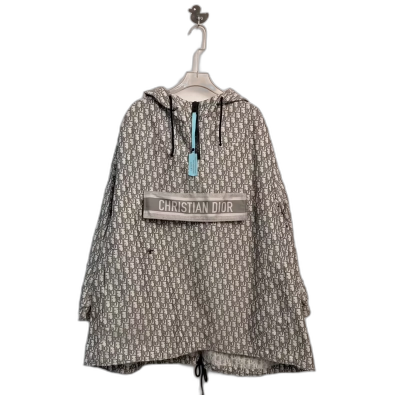 Dior Logo Printed Windbreaker Jacket