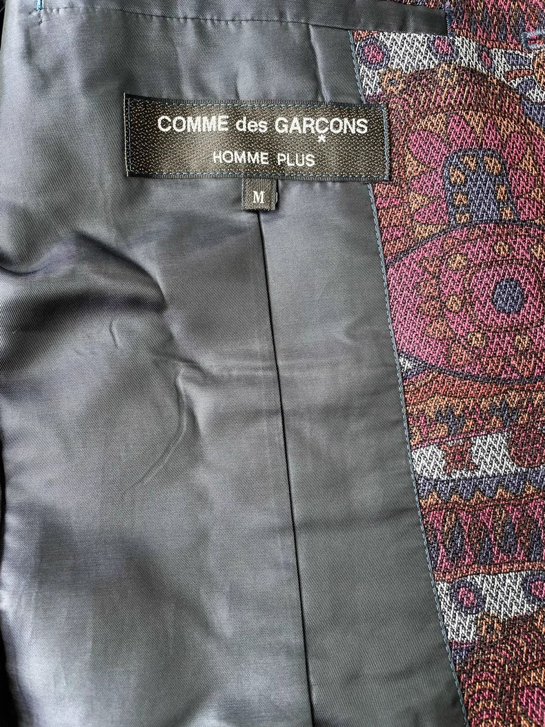Comme Des Garcons Wool Psychedelic Blazer