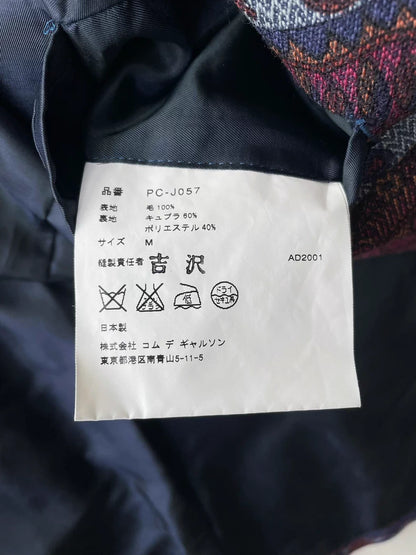 Comme Des Garcons Wool Psychedelic Blazer