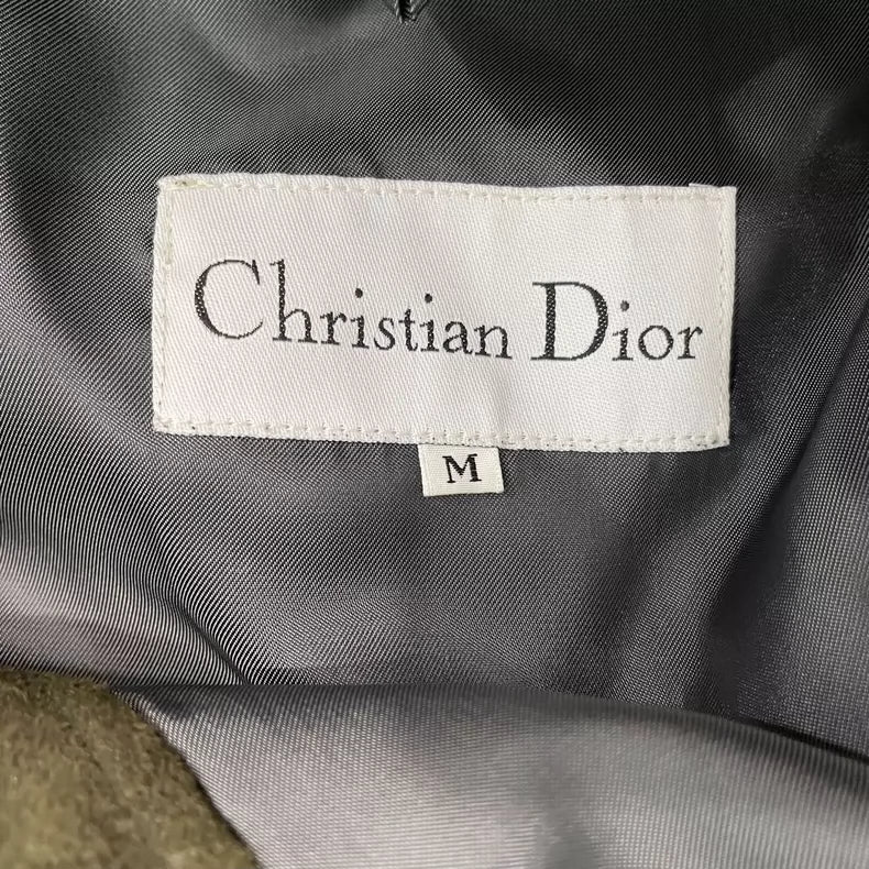 Dior Olive Suede Shirt Jacket Size M