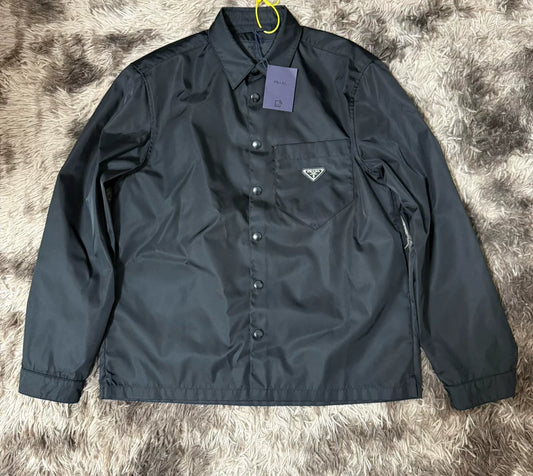 Prada 24  Triangle Logo Nylon Jacket