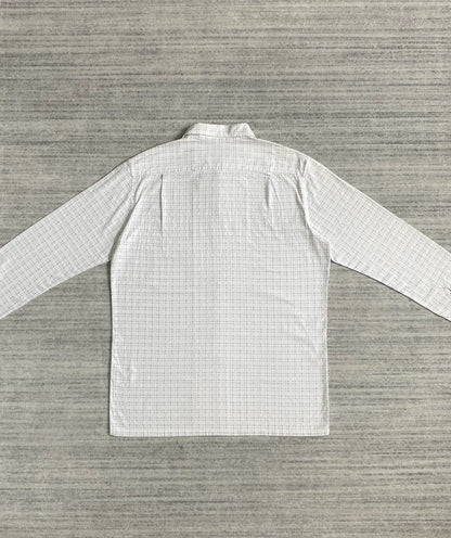 Vintage Beams Embroidered Check Long Sleeve Shirt-zp