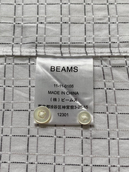 Vintage Beams Embroidered Check Long Sleeve Shirt-zp