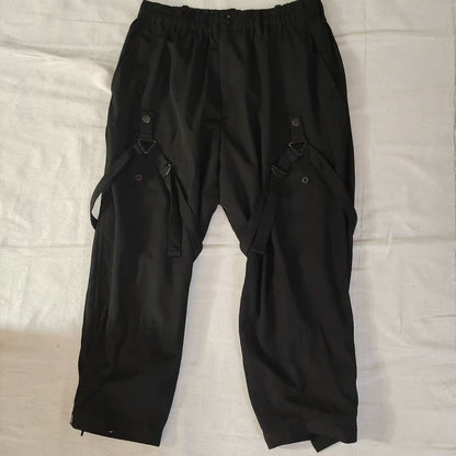 Yohji Yamamoto Black Strap Pants