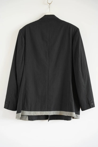 Yohji Yamamoto Houndstooth Stripe Blazer