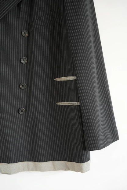 Yohji Yamamoto Houndstooth Stripe Blazer