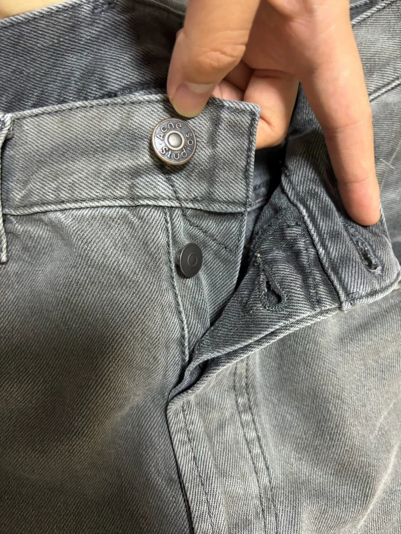 Acne Studios Grey Flared Jeans Size 31
