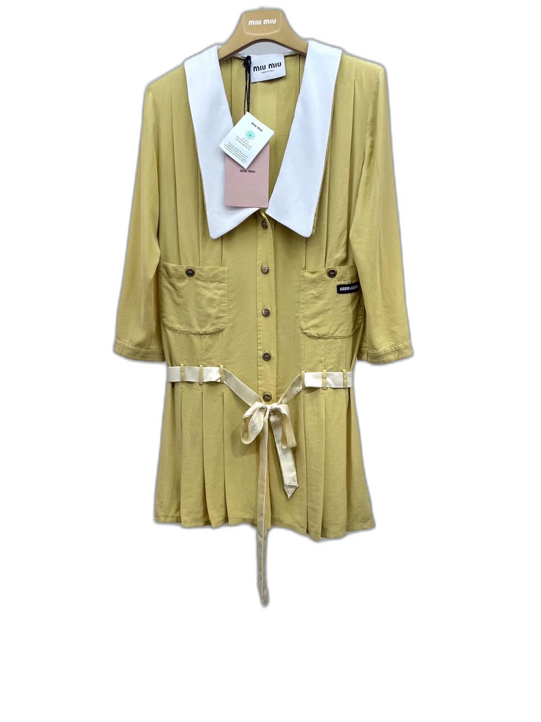 miumiu New Layered Collar Dress