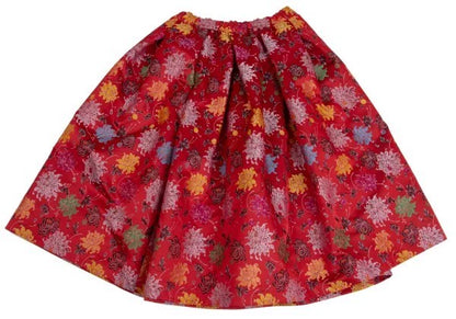 COMME des GARCONS Red Vintage Floral Skirt