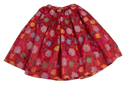 COMME des GARCONS Red Vintage Floral Skirt