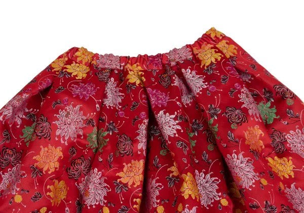 COMME des GARCONS Red Vintage Floral Skirt