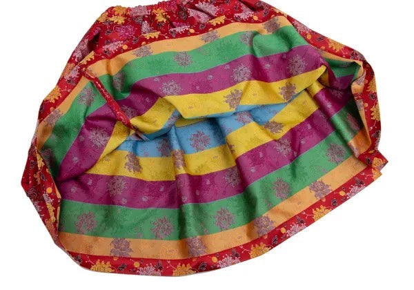 COMME des GARCONS Red Vintage Floral Skirt