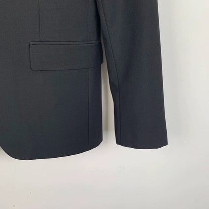 Givenchy Black Wool Long Sleeve Suit Jacket
