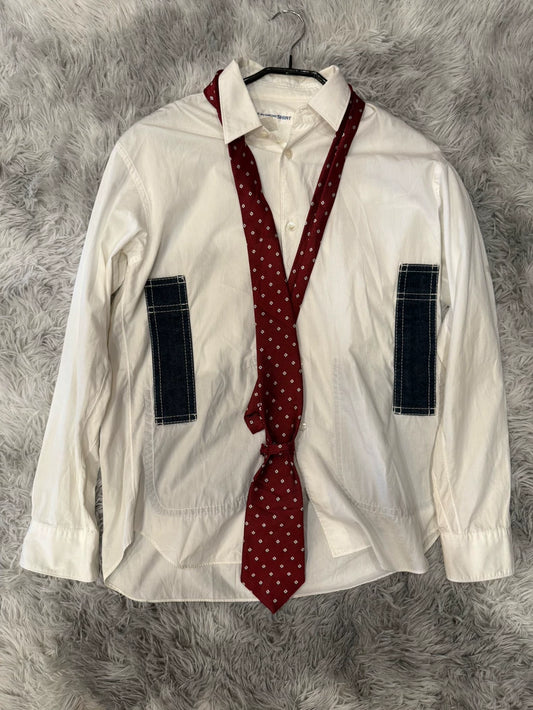 Comme des Garçons CDG patchwork shirt
