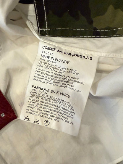 Comme des Garçons CDG patchwork shirt