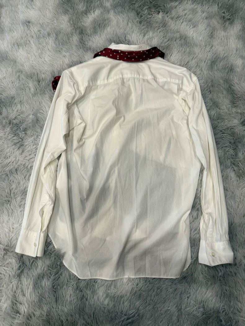 Comme des Garçons CDG patchwork shirt