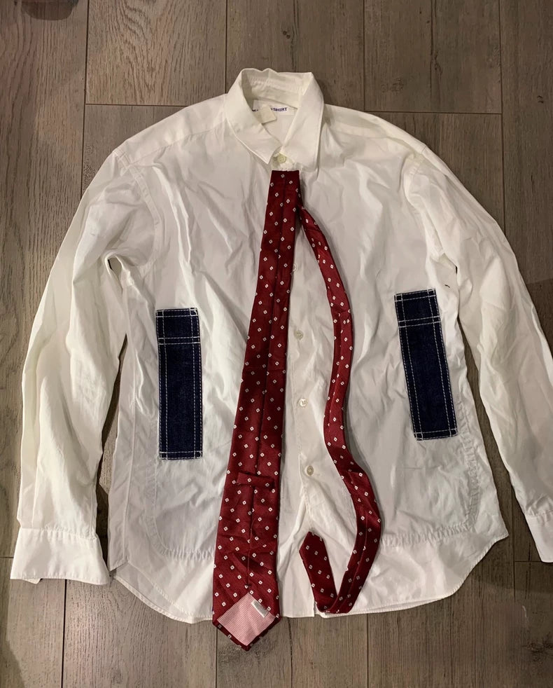 Comme des Garçons CDG patchwork shirt