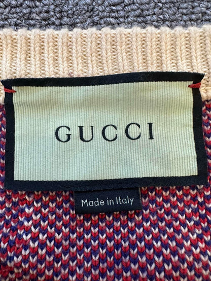 Gucci Heart Pattern Knit Sweater Men