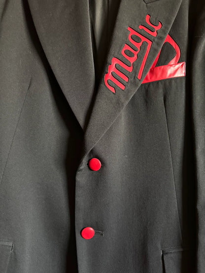 Yohji Yamamoto Black Blazer with Red Details