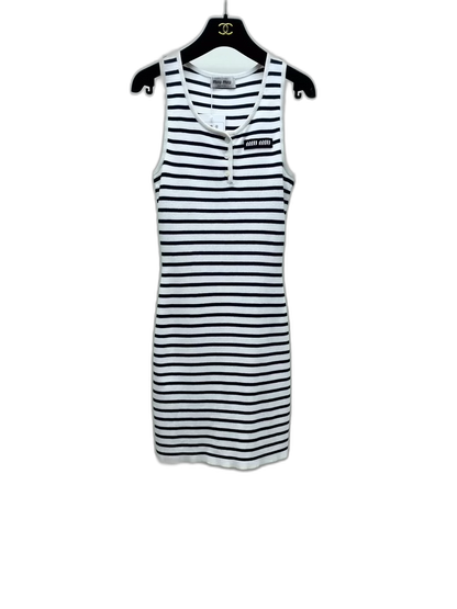 miumiu Striped Knit Dress