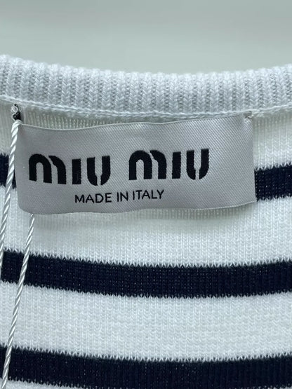 miumiu Striped Knit Dress