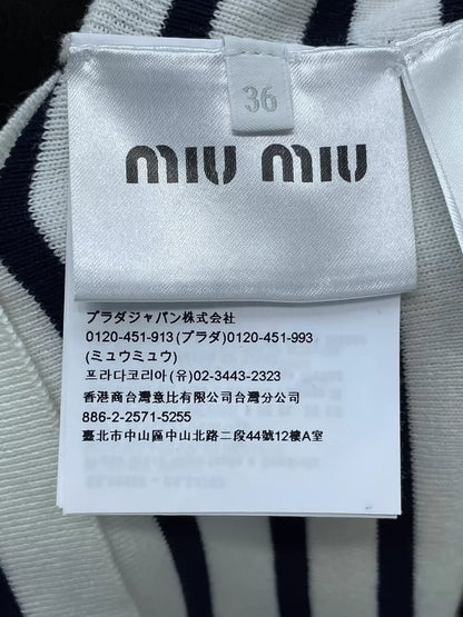 miumiu Striped Knit Dress