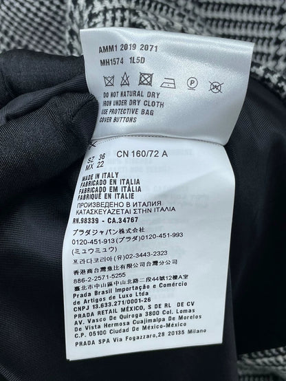 miumiu Sleeveless Checked Top