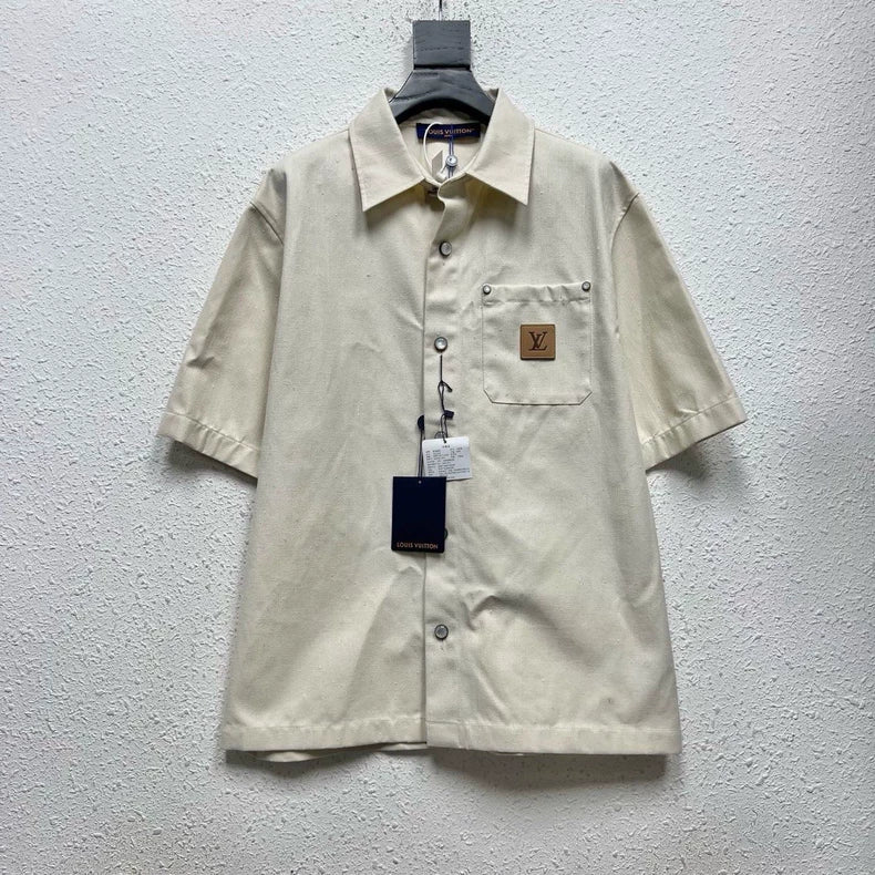 Louis Vuitton 2025 Silk Blend Short Sleeve Shirt-yf