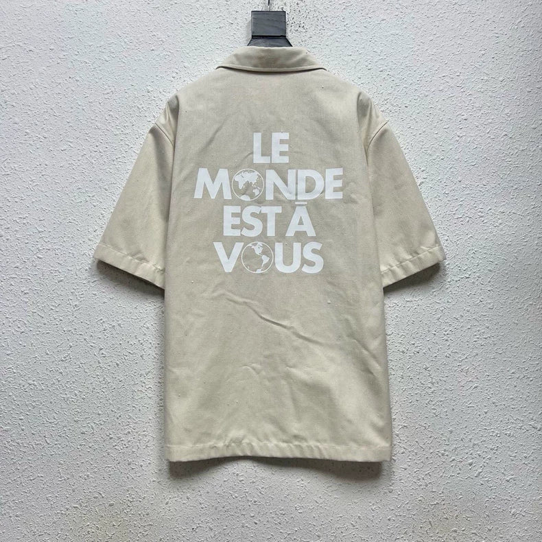 Louis Vuitton 2025 Silk Blend Short Sleeve Shirt-yf