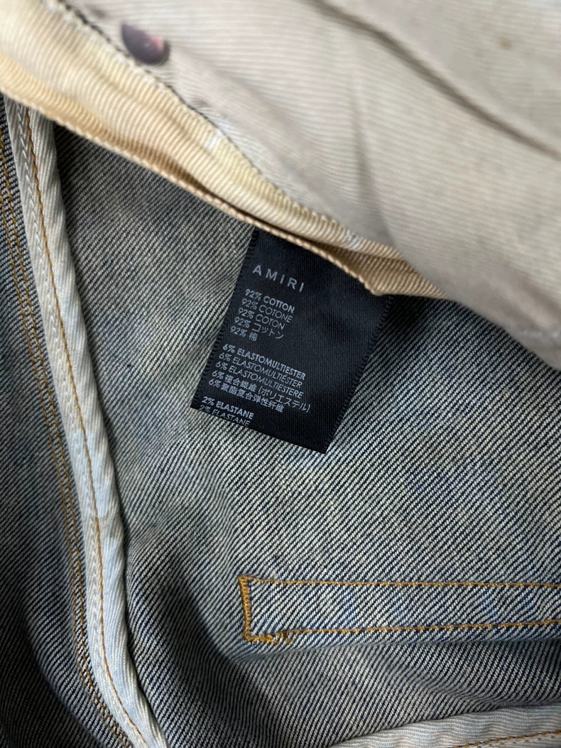 Distressed Design Denim Pants for Men