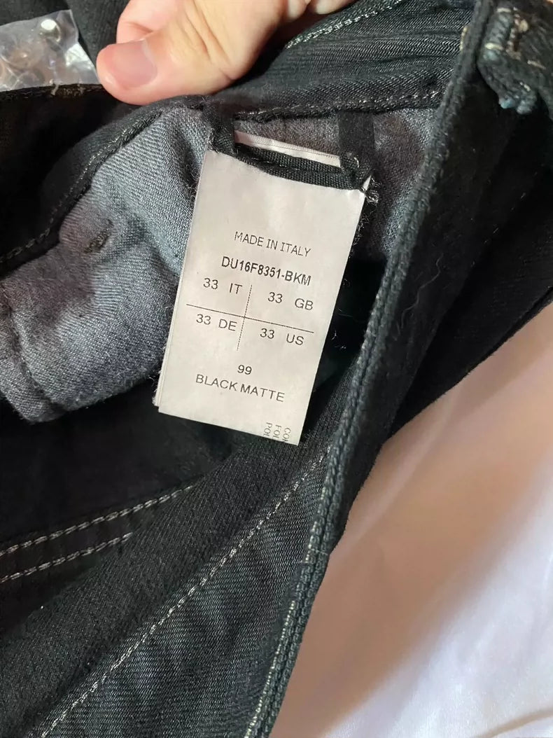 Rick Owens Black Waxed Casual Pants-yf