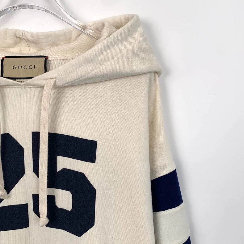 Gucci Logo Print Cotton Hoodie