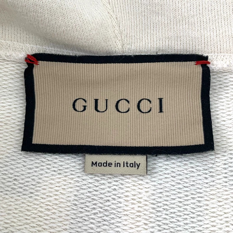 Gucci Logo Print Cotton Hoodie