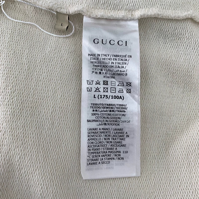 Gucci Logo Print Cotton Hoodie